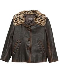 Prada - Button-Fastening Jacket - Lyst