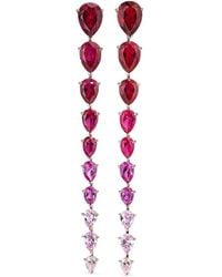 Anabela Chan - 18K Rose Vermeil Fuchsia Nova Earring - Lyst
