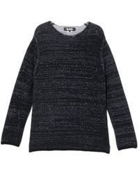 COMME DES GARÇON BLACK - Speckled Long-Sleeve Jumper - Lyst