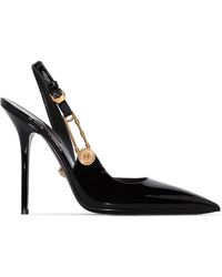 Versace Zapatos con tacón de 110mm - Negro