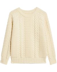Fortela - Aston Cable Knit Sweater - Lyst