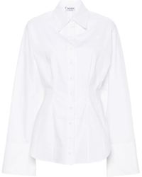 The Attico - Katoenen Popeline Blouse - Lyst