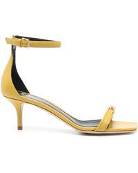 Elisabetta Franchi - 65Mm Logo-Plaque Sandals - Lyst