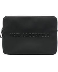 Karl Lagerfeld - K/kover Zipped Laptop Pouch - Lyst