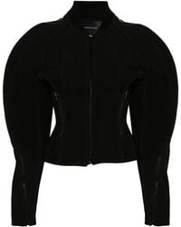Mugler - Giacca Con Zip - Lyst
