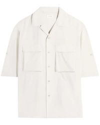 Lemaire - Flap Short Sleeve Shirt - Lyst