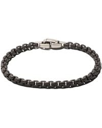 David Yurman - Box Chain Stainless Steel Bracelet (5Mm) - Lyst