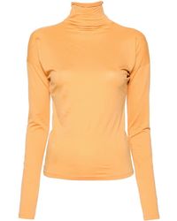 Lemaire - High-neck Jersey Pullover - Lyst