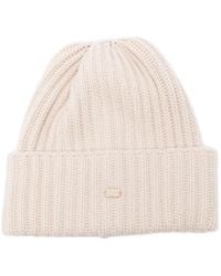 Agnona - Ribbed-Knit Beanie Hat - Lyst