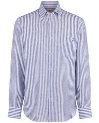 Tod's - Striped Button-Down Shirt - Lyst
