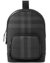 Burberry - Check Sling Bag - Lyst