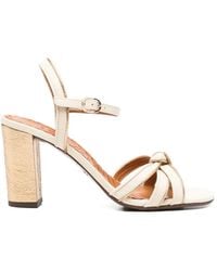 Chie Mihara - Ballah Knotted Leather Sandals - Lyst