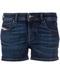 DIESEL - Jeans-Shorts mit geradem Bein - Lyst