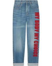Gucci Jeans My Body My Choice - Blu