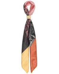 Bimba Y Lola - Ciondolo Per Sciarpa Con Design Patchwork - Lyst