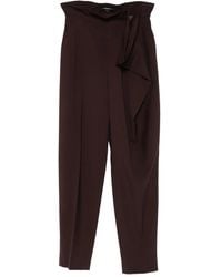 Rochas - Drap-Detailed Trousers - Lyst