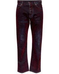 MM6 by Maison Margiela - Five-Pocket Faded Jeans - Lyst