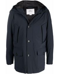 Woolrich - Hooded Feather-down Padded Jacket - Lyst