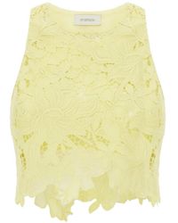 Sportmax - Macramé Top - Lyst