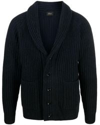 Brioni - Chunky-knit Shawl Collar Cardigan - Lyst