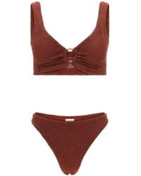 Hunza G - Julia Ring-Detail Bikini - Lyst