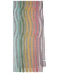 Paul Smith - Gestreifter Swirl Schal - Lyst