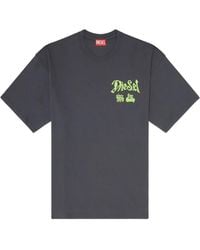 DIESEL - T-Shirt À Imprimé Graphique - Lyst