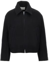 Studio Nicholson - Zip-Up Wool-Blend Coat - Lyst