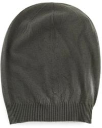 Rick Owens - Ribbed-Trim Beanie Hat - Lyst