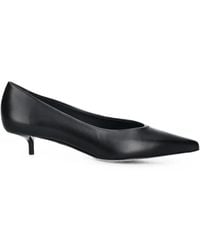 Max Mara - Pointed-Toe Kitten-Heel Pumps - Lyst