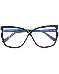 Tom Ford - Cat-Eye Frame Glasses - Lyst