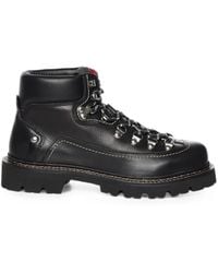 DSquared² - Lace-Up Leather Ankle Boots - Lyst