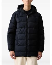 Trussardi - Quilted Hooded Jacket - Lyst