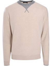 Peserico - Contrast-Trim Jumper - Lyst
