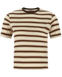 AURALEE - Gradient Striped T-Shirt - Lyst