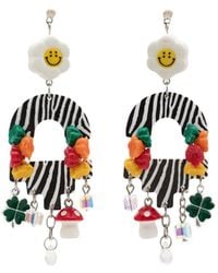 Amir Slama - Charm-Appliqué Drop Earrings - Lyst