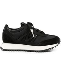 Moncler - Pacey2 Suede-Panelled Ridged-Sole Sneakers - Lyst