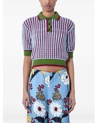 Marni - Cropped Polo Shirt - Lyst