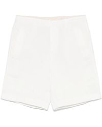 Eleventy - Bermudas De Lino - Lyst