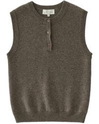 Studio Nicholson - Aurel Half-Placket Vest - Lyst