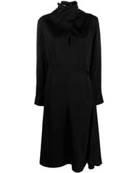Jil Sander - Long-Sleeve A-Line Dress - Lyst