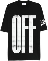 Off-White c/o Virgil Abloh - Logo-Print T-Shirt - Lyst