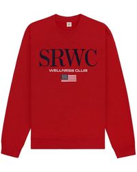 Sporty & Rich - Embroidered Crew-Neck Sweatshirt - Lyst