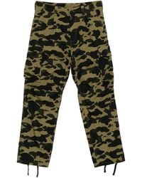 A Bathing Ape - Camouflage-Print Trousers - Lyst