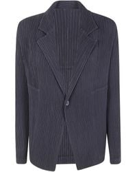 Issey Miyake - Hatching Pleats Jacke mit Falten - Lyst