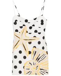 Cala De La Cruz - Lucca Polka-Dot Mini Dress - Lyst
