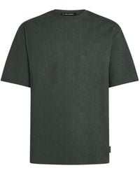 KARL LAGERFELD - Monogram Checked T-Shirt - Lyst