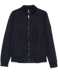 BOSS - Logo-Patch Bomber Jacket - Lyst