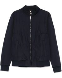 BOSS - Logo-Patch Bomber Jacket - Lyst