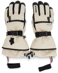 Moncler - Logo-Patch Buckled Gloves - Lyst